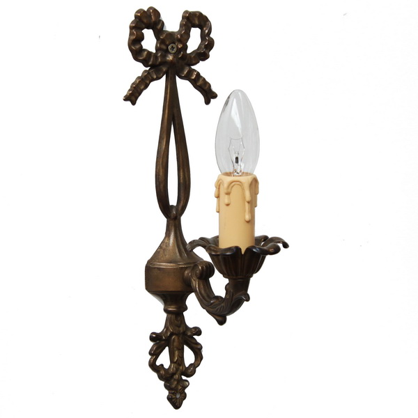 CLIFDEN SINGLE ARM CANDLE WALL LIGHT Candle Wall Light by Irish Pub Lighting