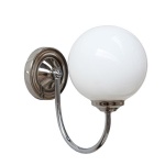 "With a versatile design, the Bragan Chrome Globe Wall Light will adapt to any kind of interiors."