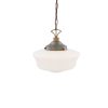 1920's Schoolhouse Pendant Light