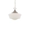 1920's Schoolhouse Pendant Light