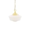 1920's Schoolhouse Pendant Light