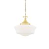 1920's Schoolhouse Pendant Light