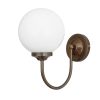 "With a versatile design, the Bragan Chrome Globe Wall Light will adapt to any kind of interiors."