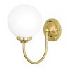 "With a versatile design, the Bragan Chrome Globe Wall Light will adapt to any kind of interiors."