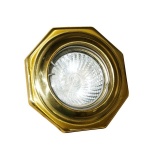"The Hexagon Brass Recessed Spot Light will be an ideal way to revamp a room or a commercial setting."