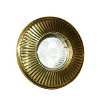 "The Penh Recessed Decorative Brass Spot Light is sleek and discreet to align perfectly with your ceiling."