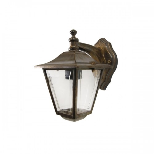 "Albon Brass Exterior Wall Light would suit any modern or traditional setting."