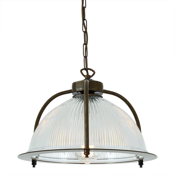 "The Bousta Holophane Pendant offers plenty of task lighting for detailed work and ambiance."