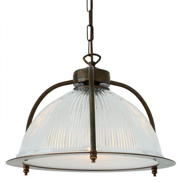 "The Bousta Holophane Pendant offers plenty of task lighting for detailed work and ambiance."