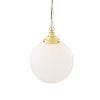 "With a refreshing design, the Yerevan Globe Pendant Light 30 cm will update your contemporary or modern décor."