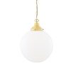 "With a refreshing design, the Yerevan Globe Pendant Light 30 cm will update your contemporary or modern décor."