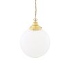 "With a refreshing design, the Yerevan Globe Pendant Light 30 cm will update your contemporary or modern décor."