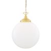 "With a refreshing design, the Yerevan Globe Pendant Light 40 cm will update your contemporary or modern décor."