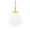 "With a refreshing design, the Yerevan Globe Pendant Light 35 cm will update your contemporary or modern décor."