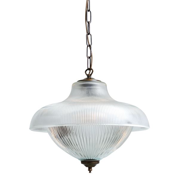 "With its beautiful, yet simple design, the Essence Double Prismatic Pendant has the style to complement any space."