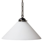 "Traditionally inspired with a modern twist, the Kabul 30cm Coolie Pendant Light will complement any modern decor."