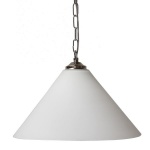 "Traditionally inspired with a modern twist, the Kabul 35cm Coolie Pendant Light will complement any modern decor."
