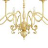 "Manufactured in Ireland, this quality brass chandelier would look great in any traditional style setting."
