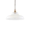 "An eye-catching piece for any décor, the London 38cm Prismatic Railway Pendant illuminates any space with contemporary chic style."