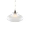 "An eye-catching piece for any décor, the London 38cm Prismatic Railway Pendant illuminates any space with contemporary chic style."