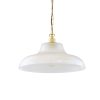 "An eye-catching piece for any décor, the London 38cm Prismatic Railway Pendant illuminates any space with contemporary chic style."