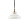 "An eye-catching piece for any décor, the London 38cm Prismatic Railway Pendant illuminates any space with contemporary chic style."