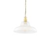 "An eye-catching piece for any décor, the London 38cm Prismatic Railway Pendant illuminates any space with contemporary chic style."