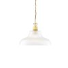 "An eye-catching piece for any décor, the London 38cm Prismatic Railway Pendant illuminates any space with contemporary chic style."