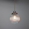 "With a sophisticated design, the Stanley 20cm Holophane Globe Pendant brings an eclectic style to your home."