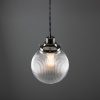 "With a sophisticated design, the Stanley 20cm Holophane Globe Pendant brings an eclectic style to your home."