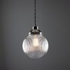 "With a sophisticated design, the Stanley 20cm Holophane Globe Pendant brings an eclectic style to your home."