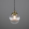 "With a sophisticated design, the Stanley 20cm Holophane Globe Pendant brings an eclectic style to your home."