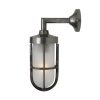 "The Cladach Brass Well Glass Wall Light is suitable for any minimalist or industrial style setting both indoor and outdoor."