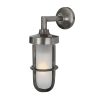 "The Cladach Brass Well Glass Wall Light is suitable for any minimalist or industrial style setting both indoor and outdoor."