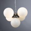 "Designed to produce a soft warm glow, the Yaounde Chandelier is a great way to add gleaming shine to your interior."