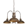 "This appealing industrial island chandelier combines the best of industrial and vintage styling."