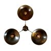 "This appealing industrial island chandelier combines the best of industrial and vintage styling."